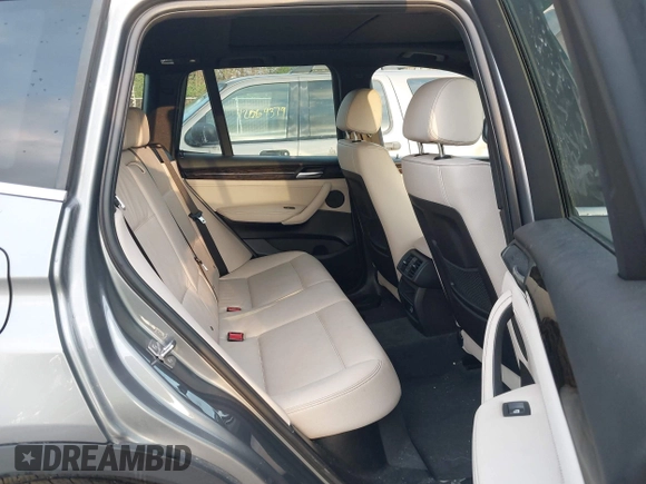 2013 BMW X3 xDrive28i with VIN 5UXWX9C55D0A15716, listed as a IAAI auction lot 42084198 with 120,277 mi miles. Bid and sale history available at carsss.com. Image 8.