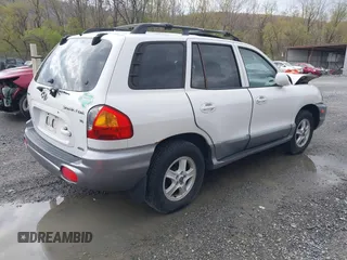 2004 Hyundai Santa Fe GLS with VIN KM8SC73D04U848820, listed as a IAAI auction lot 42031150 with 203,829 mi miles and . Bid and sale history available at DreamBid. Image 4.