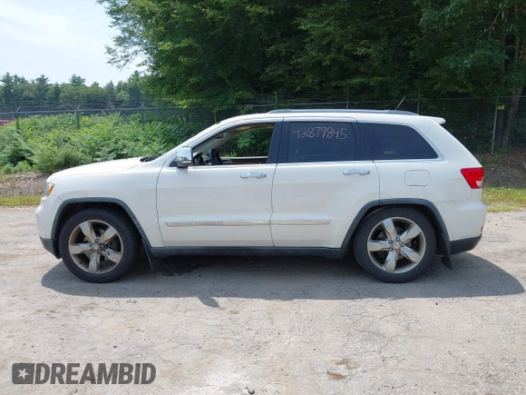 2011 Jeep Grand Cherokee Overland with VIN 1J4RR6GG3BC587857, listed as a IAAI auction lot 42879845 with 165,572 mi miles and . Bid and sale history available at DreamBid. Image 14.