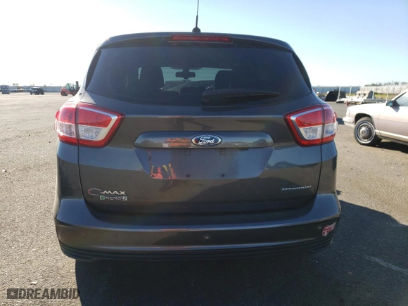 2017 Ford C-Max Energi Titanium with VIN 1FADP5FU1HL100452, listed as a Copart auction lot 38246513 with 96,465 mi miles. Bid and sale history available at carsss.com. Image 6.