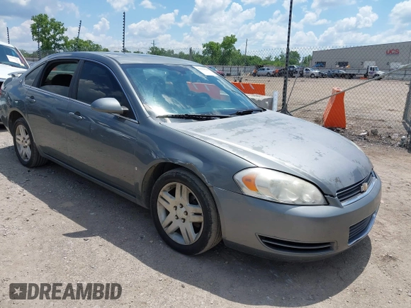 2008 Chevrolet Impala LT with VIN 2G1WT58K481274153, listed as a IAAI auction lot 42199593 with 204,444 mi miles and . Bid and sale history available at DreamBid. Image 1.