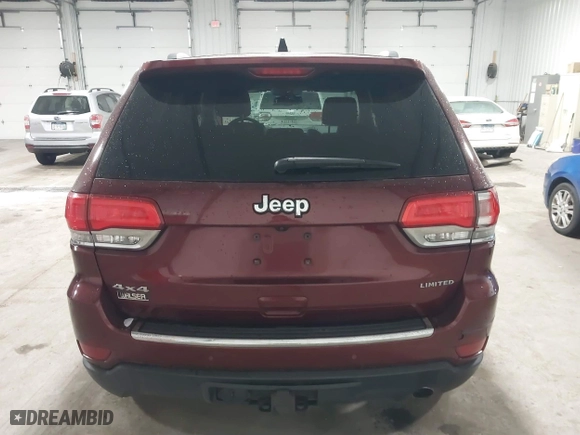 2016 Jeep Grand Cherokee Limited 75th Anniversary with VIN 1C4RJFBG8GC339101, listed as a IAAI auction lot 41716935 with 140,571 mi miles. Bid and sale history available at carsss.com. Image 16.