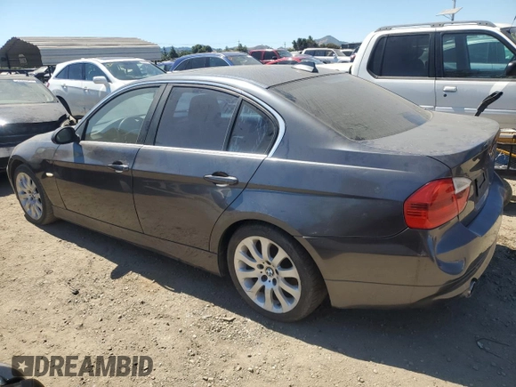 2007 BMW 3 Series 335i with VIN WBAVB73597P100774, listed as a Copart auction lot 56534604 with 157,586 mi miles and Salvage Title. Bid and sale history available at carsss.com. Image 2.