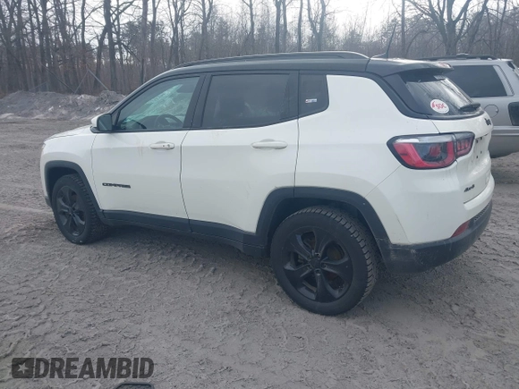 2019 Jeep Compass Latitude with VIN 3C4NJDBB6KT593118, listed as a IAAI auction lot 41747020 with 118,854 mi miles. Bid and sale history available at carsss.com. Image 3.