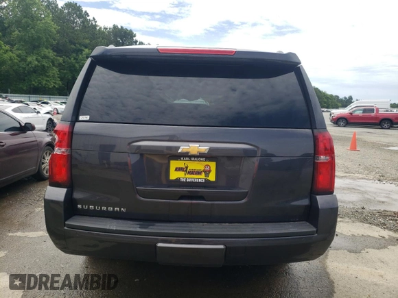 2016 Chevrolet Suburban LT with VIN 1GNSCHKC3GR312221, listed as a Copart auction lot 57445934 with 157,958 mi miles and Salvage Title. Bid and sale history available at carsss.com. Image 6.