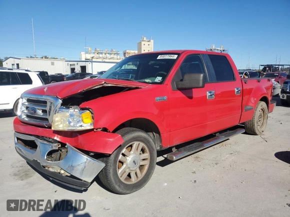2007 Ford F-150 XLT with VIN 1FTRW02W07KD03916, listed as a Copart auction lot 84022864 with Not provided miles and Salvage title. Bid and sale history available at DreamBid. Image 1.