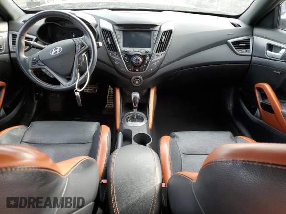 2016 Hyundai Veloster Turbo with VIN KMHTC6AE0GU267722, listed as a Copart auction lot 72993102 with 83,902 mi miles. Bid and sale history available at carsss.com. Image 8.