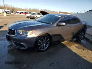 2018 Acura TLX with VIN 19UUB2F36JA007136, listed as a Copart auction lot 43829265 with 108,112 mi miles and Salvage Title. Bid and sale history available at carsss.com. Image 1.