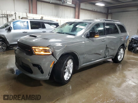 2024 Dodge Durango R/T Plus with VIN 1C4SDJCT2RC126039, listed as a Copart auction lot 51129385 with 29,392 mi miles and Non Repairable. Bid and sale history available at DreamBid. Image 1.