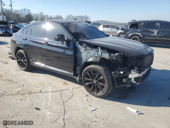 2023 BMW X4 xDrive30i with VIN 5UX33DT00P9P82327, listed as a Copart auction lot 41429775 with NaN miles and Salvage Title. Bid and sale history available at carsss.com. Image 4.