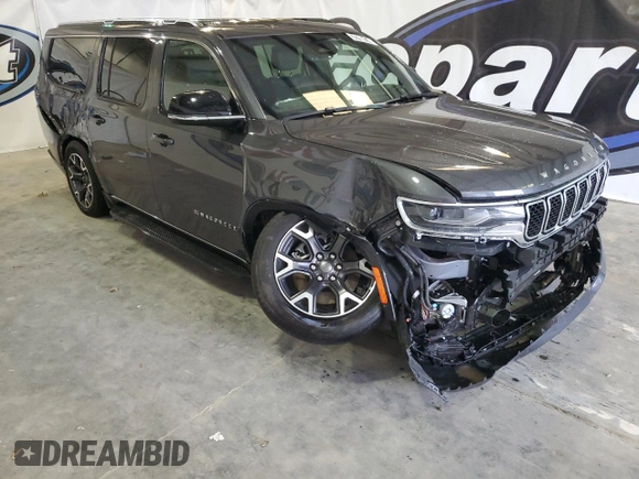 2024 Jeep Wagoneer Series III with VIN 1C4SJSDP5RS167674, listed as a Copart auction lot 81982644 with 22,004 mi miles and Salvage title. Bid and sale history available at DreamBid. Image 4.