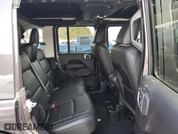 2022 Jeep Wrangler Unlimited Sahara with VIN 1C4HJXEN9NW191371, listed as a Copart auction lot 44553585 with 38,167 mi miles and Salvage title. Bid and sale history available at DreamBid. Image 11.