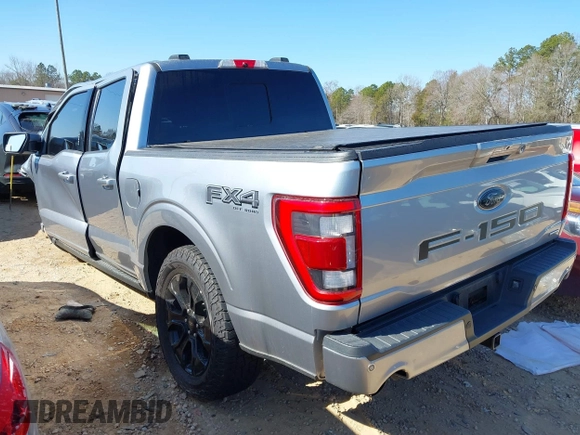 2022 Ford F-150 XL with VIN 1FTFW1E89NFB16010, listed as a IAAI auction lot 41520316 with 18,657 mi miles. Bid and sale history available at carsss.com. Image 3.