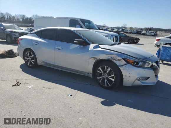2017 Nissan Maxima S with VIN 1N4AA6AP3HC415426, listed as a Copart auction lot 46615205 with 54,250 mi miles and Salvage Title. Bid and sale history available at DreamBid. Image 4.