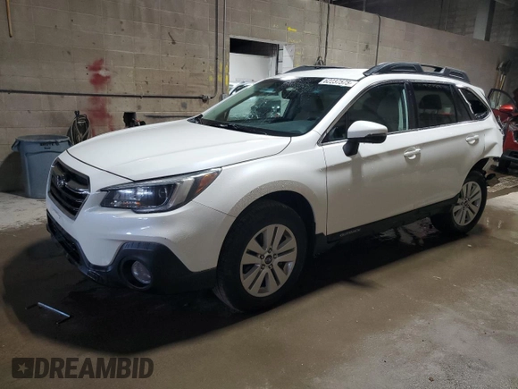 2019 Subaru Outback Premium with VIN 4S4BSAFC4K3336404, listed as a Copart auction lot 62237575 with 95,527 mi miles and Salvage title. Bid and sale history available at DreamBid. Image 1.