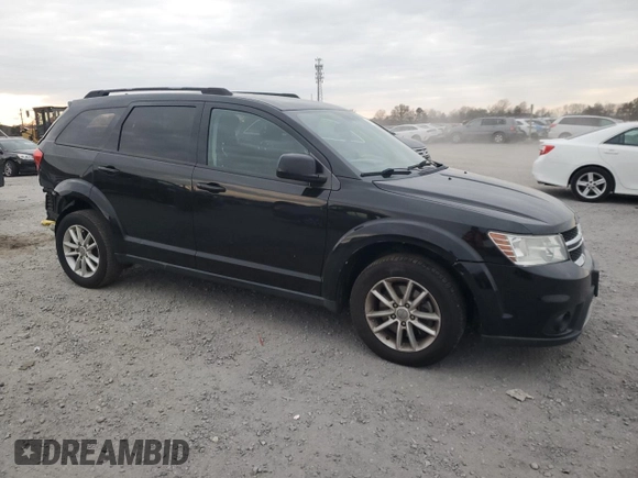 2017 Dodge Journey SXT with VIN 3C4PDCBG8HT533856, listed as a Copart auction lot 43001835 with 189,386 mi miles and Salvage Title. Bid and sale history available at carsss.com. Image 4.
