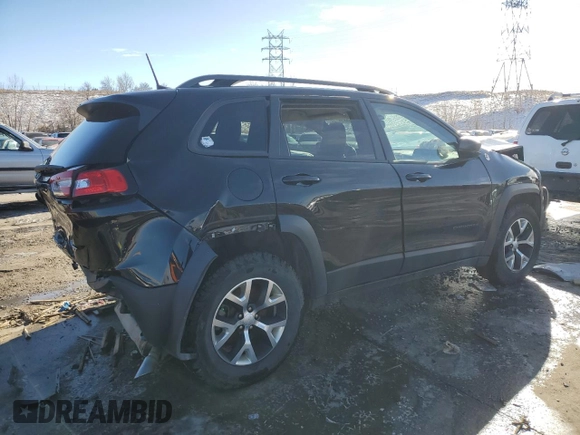 2018 Jeep Cherokee Trailhawk with VIN 1C4PJMBX2JD571903, listed as a Copart auction lot 88515745 with 79,598 mi miles and Salvage Title. Bid and sale history available at DreamBid. Image 3.