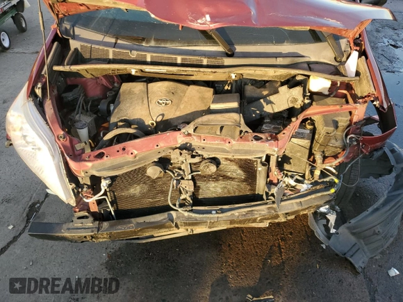 2018 Toyota Sienna L with VIN 5TDZZ3DC3JS918505, listed as a Copart auction lot 81588254 with 119,091 mi miles and Salvage Title. Bid and sale history available at DreamBid. Image 12.