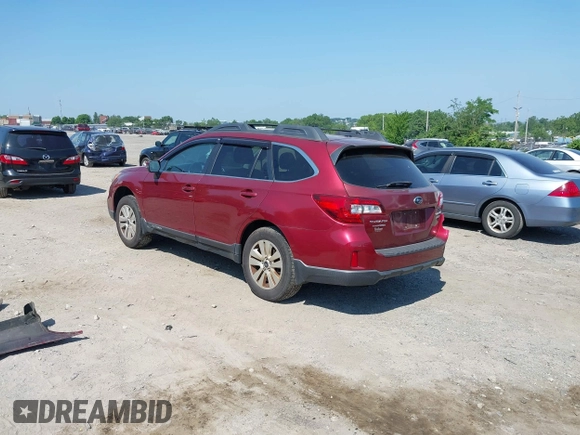 2015 Subaru Outback Premium with VIN 4S4BSAHC5F3308906, listed as a IAAI auction lot 42583462 with 173,026 mi miles and . Bid and sale history available at DreamBid. Image 3.