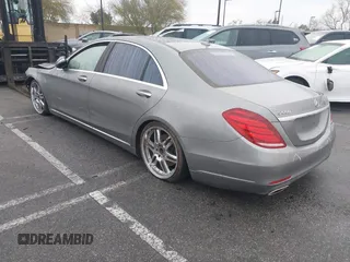 2015 Mercedes-Benz S-Class S 550 with VIN WDDUG8CB6FA185219, listed as a IAAI auction lot 41331211 with 1 mi miles. Bid and sale history available at carsss.com. Image 3.