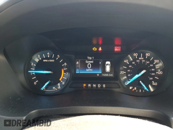 2018 Ford Explorer XLT with VIN 1FM5K8DH2JGB62263, listed as a Copart auction lot 45477915 with 74,268 mi miles and Salvage Title. Bid and sale history available at carsss.com. Image 9.