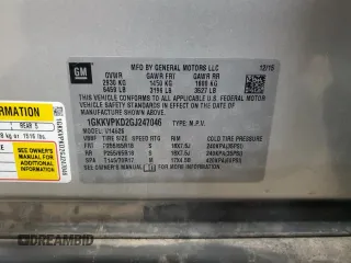 2016 GMC Acadia SLE with VIN 1GKKVPKD2GJ247046, listed as a Copart auction lot 55112015 with 141,407 mi miles and Salvage title. Bid and sale history available at DreamBid. Image 13.