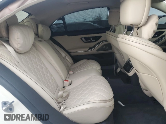 2023 Mercedes-Benz S-Class S 580 with VIN W1K6G7GB8PA201712, listed as a Copart auction lot 88288945 with 0 mi miles and Salvage Title. Bid and sale history available at carsss.com. Image 10.