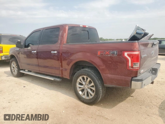 2017 Ford F-150 XL with VIN 1FTEW1EF4HKC17557, listed as a Copart auction lot 57494955 with 182,169 mi miles and Salvage title. Bid and sale history available at DreamBid. Image 2.