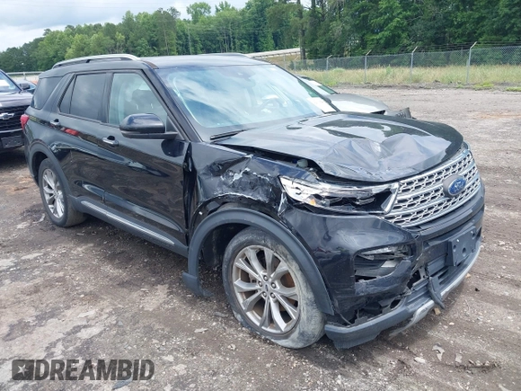 2021 Ford Explorer Limited z VIN 1FMSK7FH4MGB76129, wystawiony jako IAAI lot #42391536 z przebiegiem 68 336 mil mil oraz . Historia ofert i sprzedaży dostępna na DreamBid. Obrazek 1.