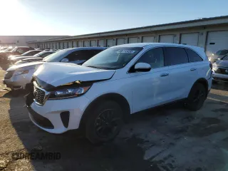 2019 Kia Sorento L with VIN 5XYPG4A32KG575627, listed as a Copart auction lot 41454265 with 67,207 mi miles and Salvage Title. Bid and sale history available at DreamBid. Image 1.