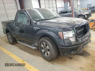 2014 Ford F-150 XL with VIN 1FTMF1EF2EKF89275, listed as a Copart auction lot 55439885 with 122,900 mi miles and Salvage title. Bid and sale history available at DreamBid. Image 4.