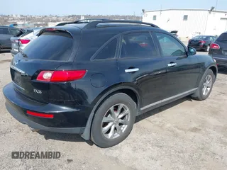 2008 Infiniti FX35 with VIN JNRAS08W68X206627, listed as a IAAI auction lot 41788439 with 1 mi miles. Bid and sale history available at carsss.com. Image 4.