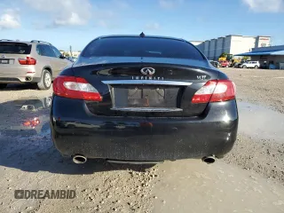 2013 Infiniti M37 with VIN JN1BY1AP3DM512274, listed as a Copart auction lot 80187604 with 153,988 mi miles and Salvage Title. Bid and sale history available at carsss.com. Image 6.