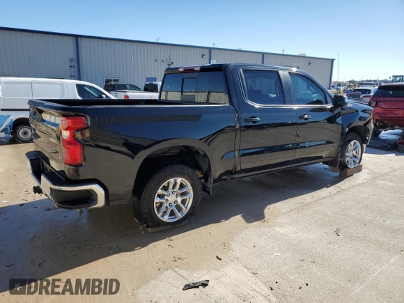 2023 Chevrolet Silverado 1500 LT with VIN 1GCUDDED2PZ261337, listed as a Copart auction lot 86740544 with 24,362 mi miles and Salvage Title. Bid and sale history available at carsss.com. Image 3.