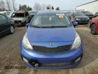 2012 Kia Rio LX with VIN KNADM4A30C6076872, listed as a Copart auction lot 47853135 with 0 mi miles and Salvage Title. Bid and sale history available at carsss.com. Image 5.