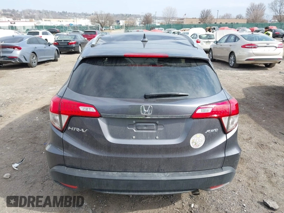 2022 Honda HR-V EX with VIN 3CZRU6H58NM704394, listed as a IAAI auction lot 41709238 with 65,401 mi miles. Bid and sale history available at carsss.com. Image 17.