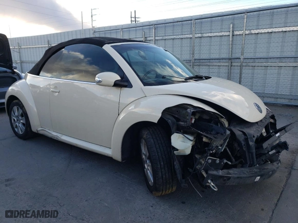 2009 Volkswagen New Beetle Convertible S with VIN 3VWRF31Y69M404780, listed as a Copart auction lot 80948644 with NaN miles and Salvage Title. Bid and sale history available at carsss.com. Image 4.