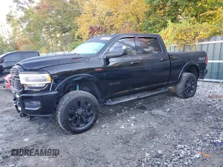 2019 Ram 2500 Laramie with VIN 3C6UR5FJ2KG596173, listed as a Copart auction lot 74971694 with 68,145 mi miles and Salvage Title. Bid and sale history available at carsss.com. Image 1.