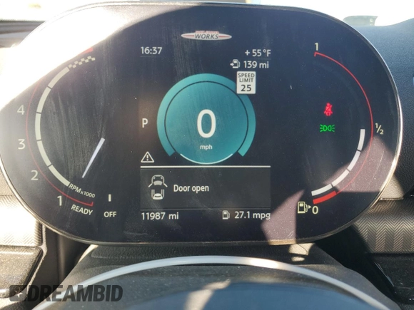 2024 MINI Clubman John Cooper Works with VIN WMWJZ9C0XR2V95190, listed as a Copart auction lot 51804285 with 11,987 mi miles and Salvage Title. Bid and sale history available at DreamBid. Image 9.