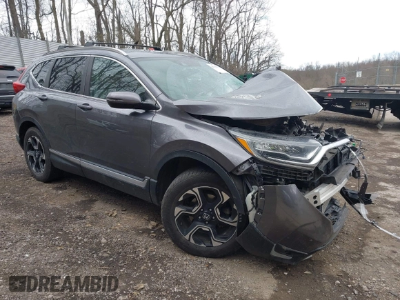 2018 Honda CR-V Touring with VIN 7FARW2H98JE040757, listed as a IAAI auction lot 42044927 with 1 mi miles. Bid and sale history available at carsss.com. Image 1.