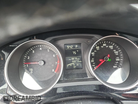 2015 Volkswagen Jetta SE z VIN 3VWD17AJ7FM220222, wystawiony jako Copart lot #62866345 z przebiegiem 68 273 mil mil oraz Szkoda całkowita • Salvage title. Historia ofert i sprzedaży dostępna na DreamBid. Obrazek 9.