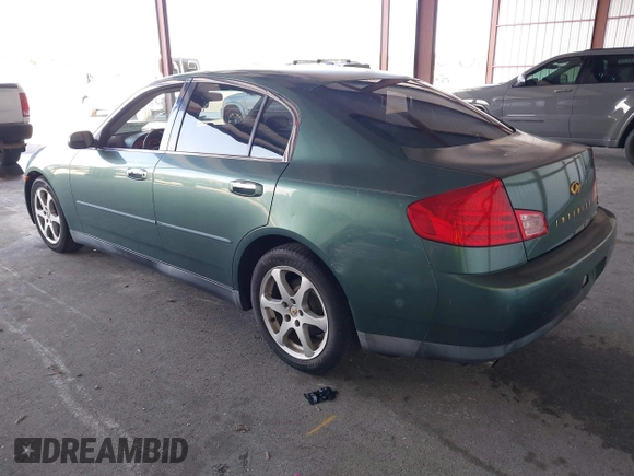2003 Infiniti G35 w/Leather with VIN JNKCV51E13M325676, listed as a IAAI auction lot 41940153 with 179,065 mi miles. Bid and sale history available at carsss.com. Image 3.