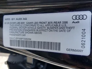 2023 Audi e-tron GT Premium Plus z VIN WAUCJBFW8P7005334, wystawiony jako Copart lot #41005574 z przebiegiem 10 093 mil mil oraz . Historia ofert i sprzedaży dostępna na DreamBid. Obrazek 13.