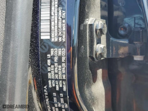 2018 Jeep Renegade Latitude with VIN ZACCJBBB3JPG90472, listed as a Copart auction lot 52718025 with 87,743 mi miles and Salvage Title. Bid and sale history available at carsss.com. Image 14.