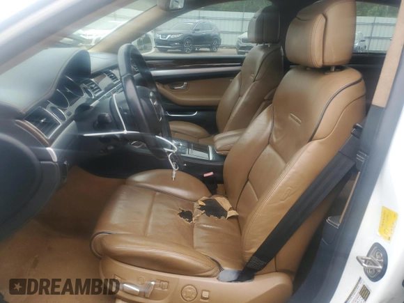 2009 Audi A8 4.2L with VIN WAUMV94E59N005253, listed as a Copart auction lot 70248424 with 154,305 mi miles and Salvage title. Bid and sale history available at DreamBid. Image 7.