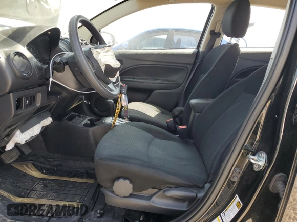 2023 Mitsubishi Mirage ES z VIN ML32FUFJ0PHF05827, wystawiony jako Copart lot #50081475 z przebiegiem 71 445 mil mil oraz Szkoda całkowita • Salvage title. Historia ofert i sprzedaży dostępna na DreamBid. Obrazek 7.