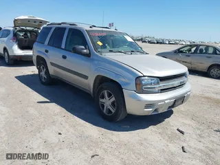 2005 Chevrolet TrailBlazer LS with VIN 1GNDS13S852382201, listed as a IAAI auction lot 41856115 with 132,454 mi miles. Bid and sale history available at carsss.com. Image 1.