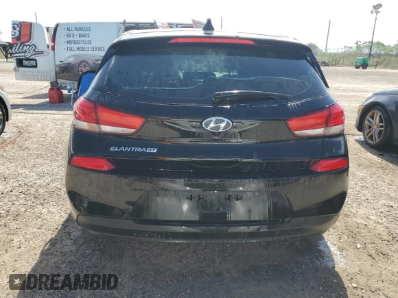 2018 Hyundai Elantra GT with VIN KMHH35LE0JU071557, listed as a Copart auction lot 74634034 with 35,238 mi miles and Non Repairable. Bid and sale history available at carsss.com. Image 6.