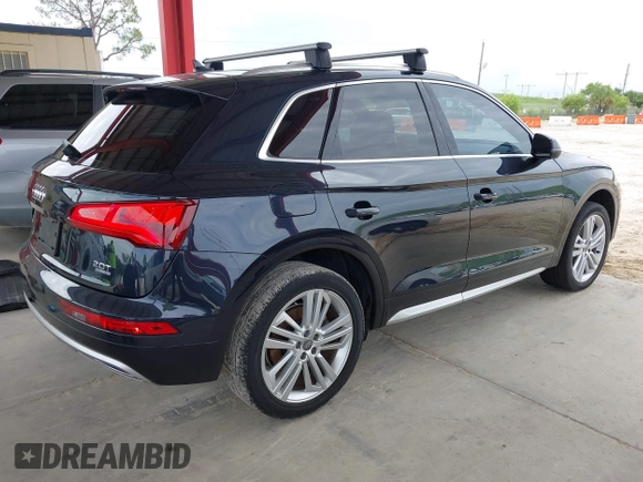 2018 Audi Q5 Premium Plus with VIN WA1BNAFY6J2121323, listed as a IAAI auction lot 42716479 with 114,173 mi miles and . Bid and sale history available at DreamBid. Image 4.
