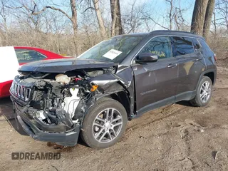 2020 Jeep Compass Altitude with VIN 3C4NJCBB0LT247013, listed as a IAAI auction lot 41821616 with 50,635 mi miles and . Bid and sale history available at carsss.com. Image 6.